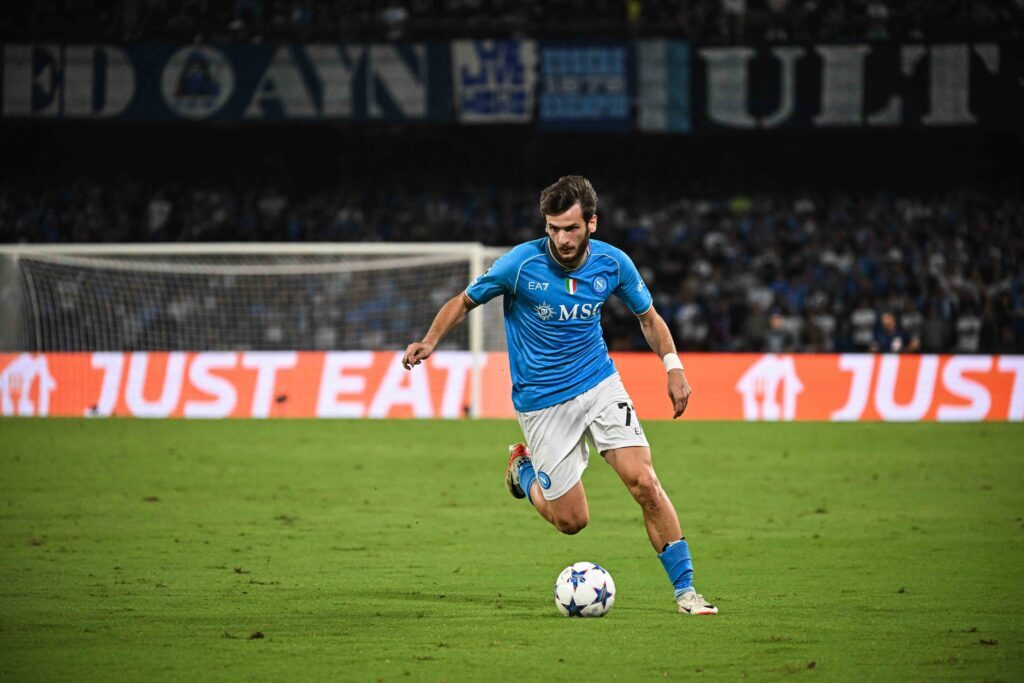 Kvaratskhelia contempla un cambio de equipo tras la Eurocopa. (@Napoli) Kvaratskhelia contempla un cambio de equipo tras la Eurocopa. (@Napoli)