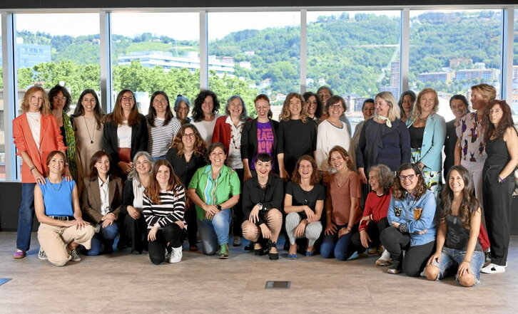 Emakume ekintzaileak, atzo, INNPower jardunaldiaren lehendabiziko egunean, Bilbon.