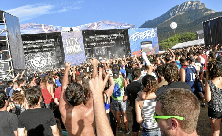 Hatortxu Rock celebrará su última edición en Lakuntza. En la imagen, la vigésima.