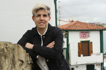 Garazi Murua Athleticeko jokalaria, Getxoko portu zaharrean.