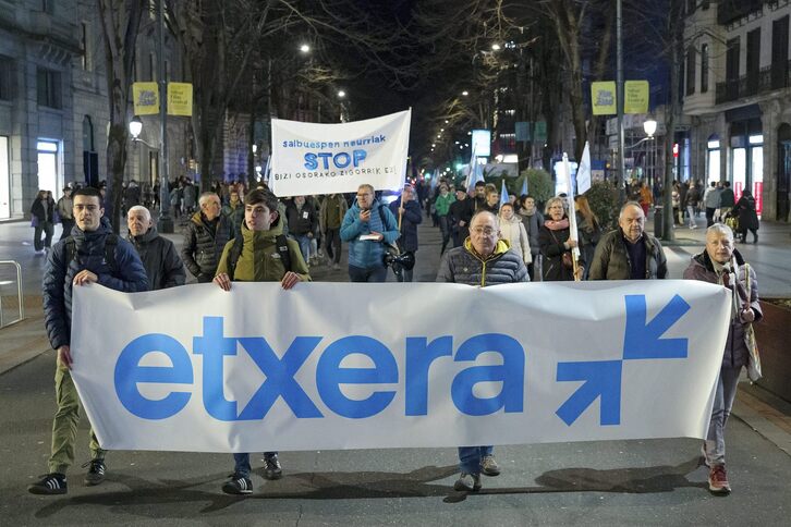 Sareren mobilizazio bat, Bilbon.