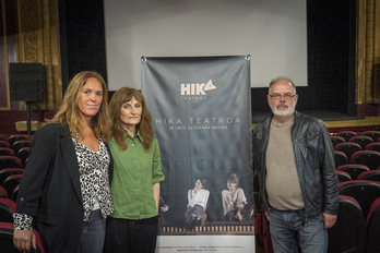 Hika teatroak 35 urte betetzen ditu aurten eta dokumental bat egin du.