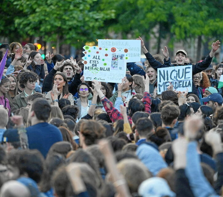 Movilización de esta semana en París en favor de la unidad de acción de izquierdas.