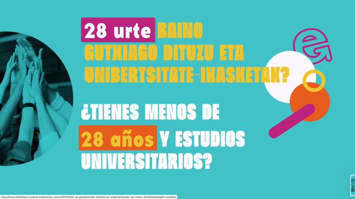 Lakuako Lankidetzarako eta Elkartasunerako Euskal Agentziak emango ditu profesional espezializatuak prestatzeko lau bekak.