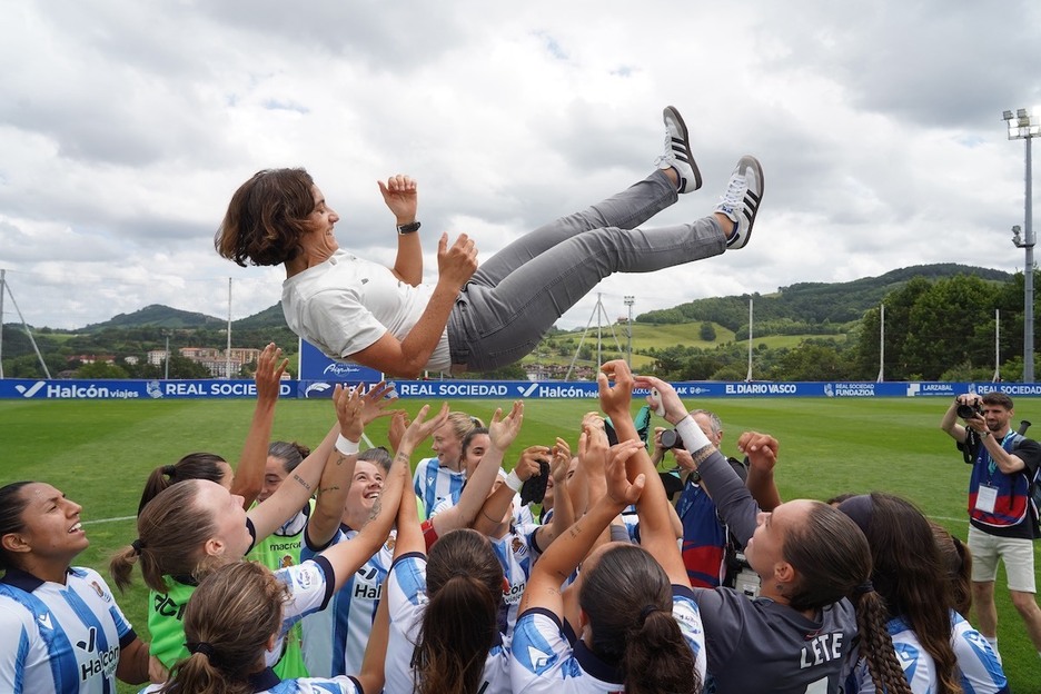 Realeko jokalariek Arroyo airatu dute amaieran.