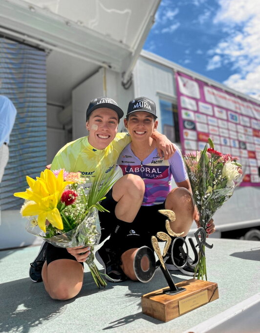 Usoa Ostolaza eta Yurani Blanco, Pirinioetako Tourrean.