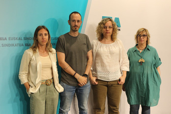 Rueda de prensa de ELA para exponer la situación de Osakidetza.