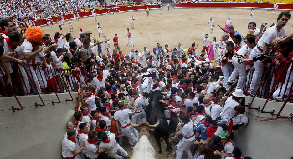 Una de las icónicas imágenes que dejó aquel encierro. Una de las icónicas imágenes que dejó aquel encierro.