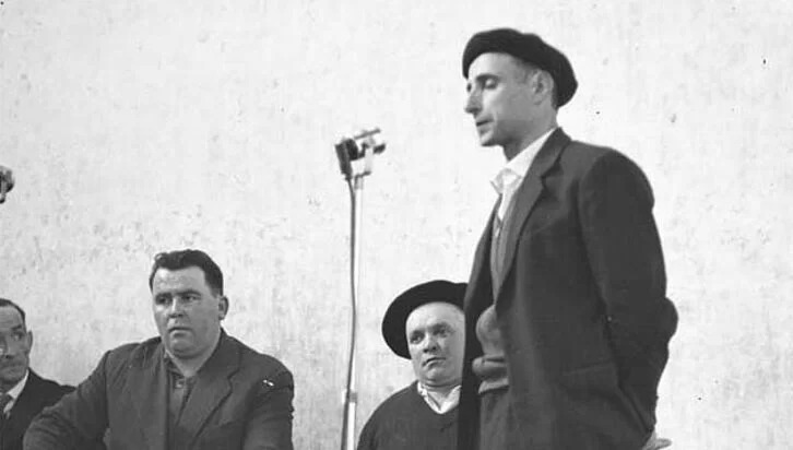 Xalbador bertso-saio batean.