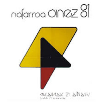 Lehen Nafarroa Oinez jaialdiaren kartela, 1981ean.