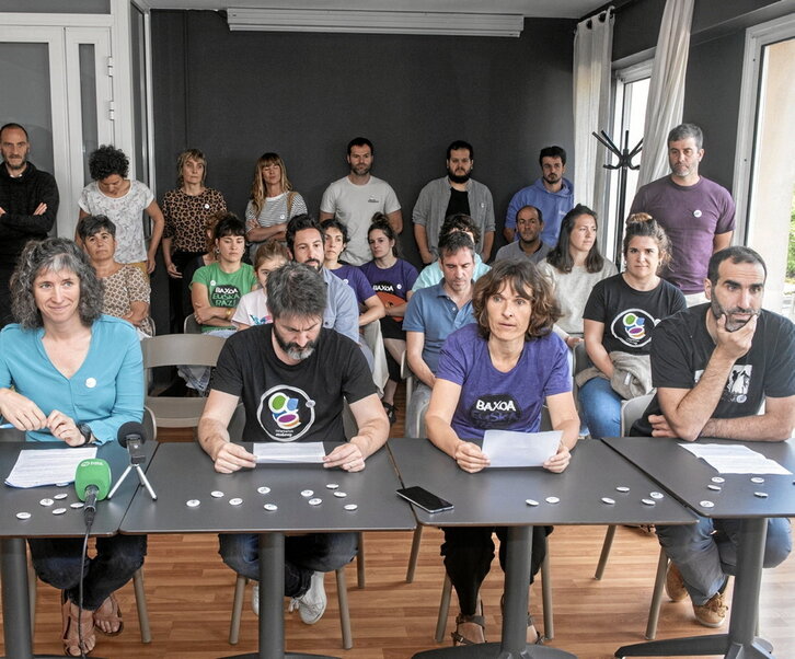 Baxoko ahozkoa euskaraz egitea ahalbidetzen duen ekimena aurkeztu zuten Baionan.