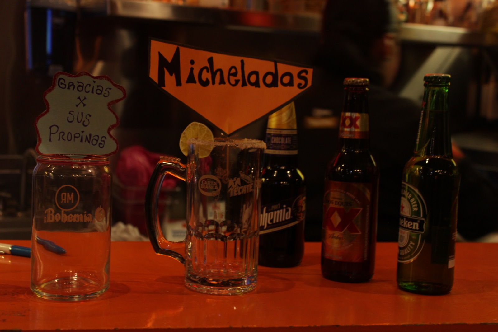 La michelada, popularísima en México.