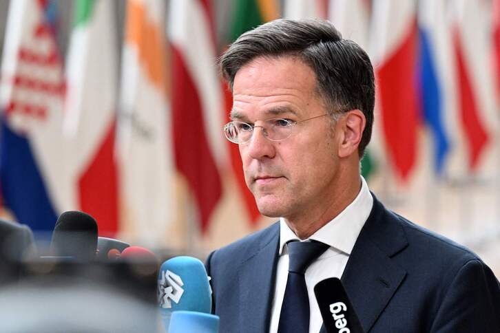 El primer ministro neerlandés en funciones, Mark Rutte. 
