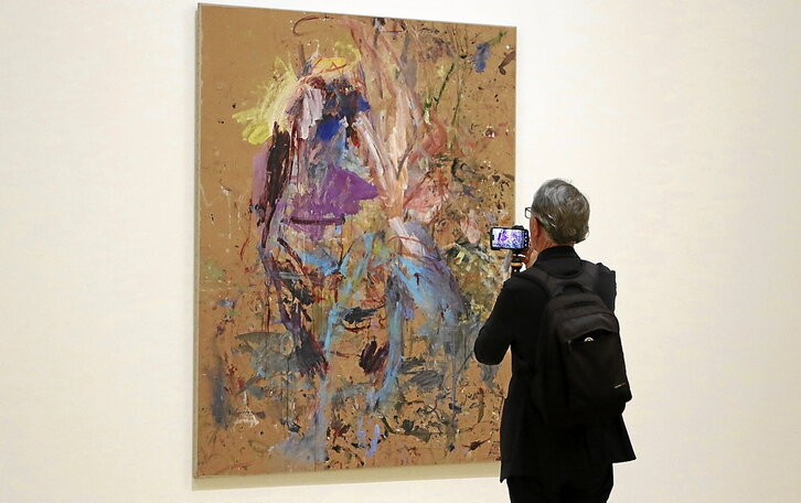 Una retrospectiva de la artista austriaca Martha Jungwirth, con más de sesenta pinturas y dibujos, se puede ver en el Museo Guggenheim hasta el próximo 22 de septiembre.