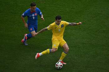 Autor del primer gol y asistente del segundo, Mykola Shaparenko ha sido el futbolista del encuentro.