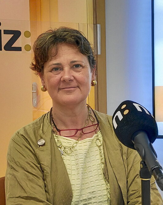 Itziar Mujika, Osakidetzako erizaina.