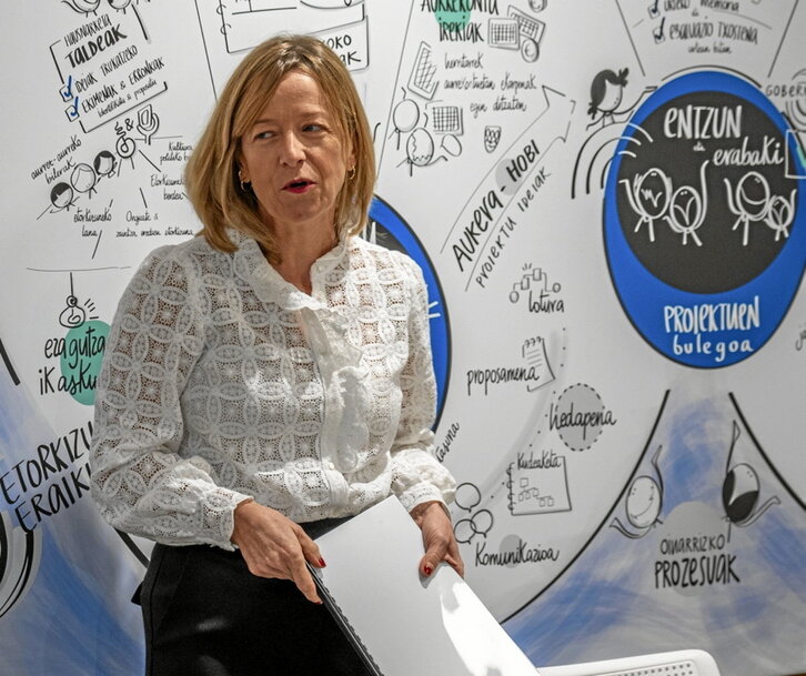 Eider Mendoza, diputada general de Gipuzkoa.