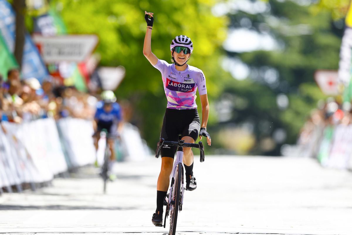 Eneritz Vadillo ha ganado la prueba en la categoría sub23. (SPRINT CYCLING/LABORAL KUTXA)