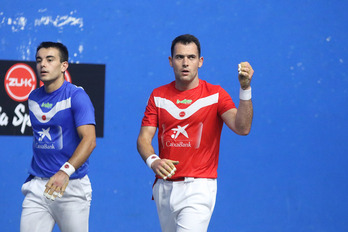 Erik Jaka, superior y satisfecho por su partido de Muskiz.