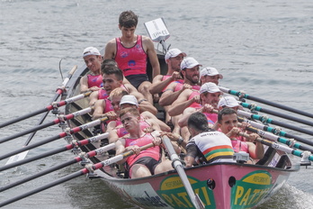 San Juaneko eskifaia, iazko estropada batean.