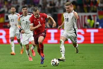 Suiza y Alemania han disputado un competido encuentro.