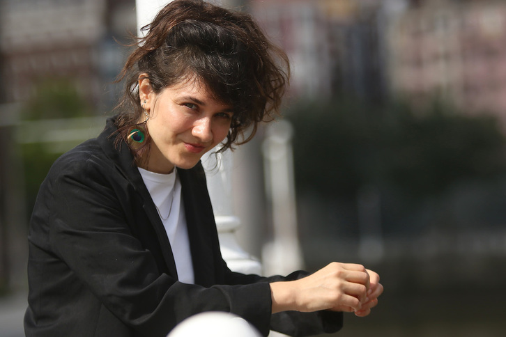 La directora y guionista argentina Clarisa Navas, hoy en Bilbo.