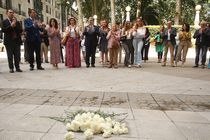 Homenaje a Francisco Javier Núñez Fernández con la presencia de sus familiares.