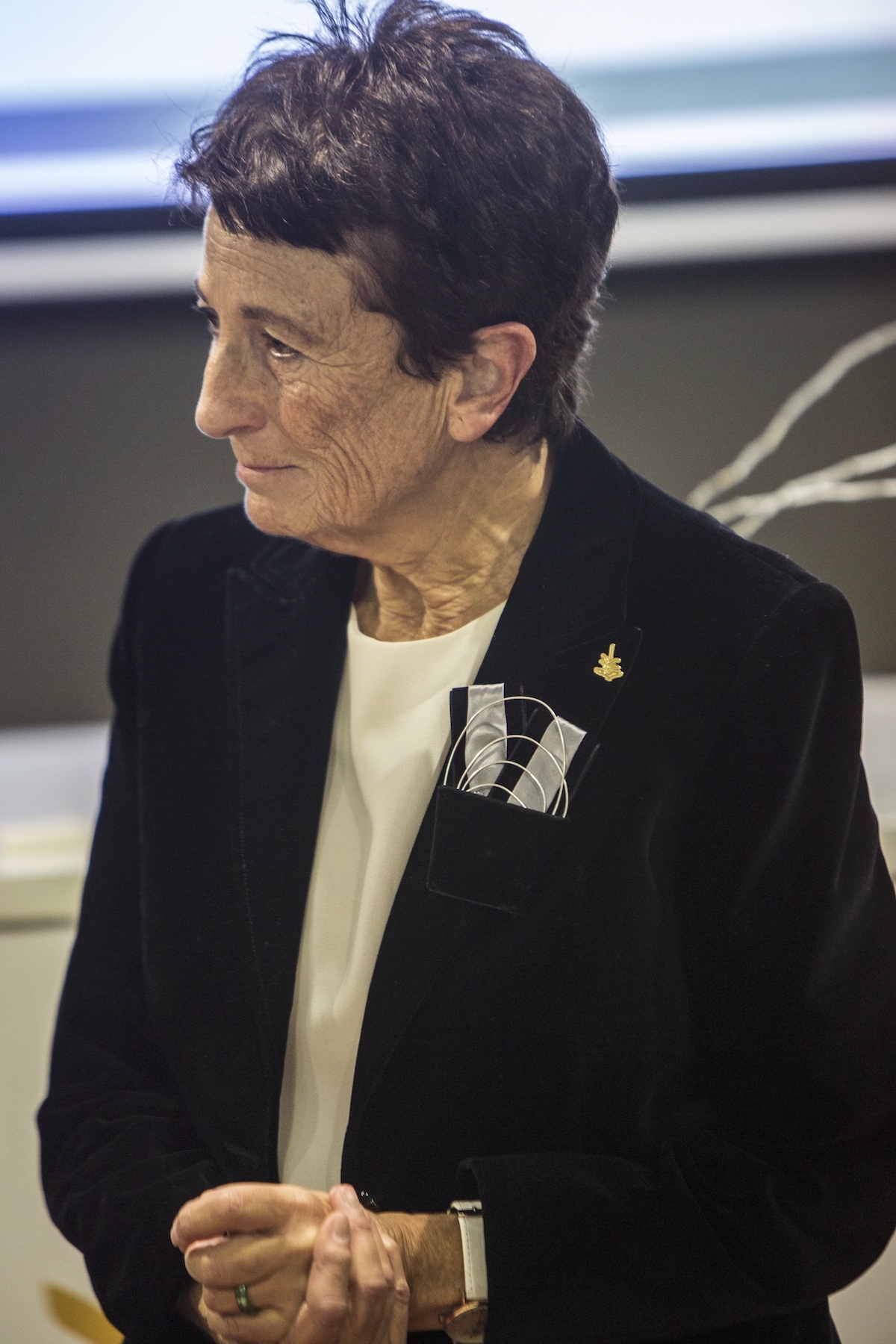 Mirentxu Purroy recibió en 2017 el premio NIE por parte de la Federación de Ikastolas en reconocimiento a su trayectoria. (Lander ARROYABE | FOKU)