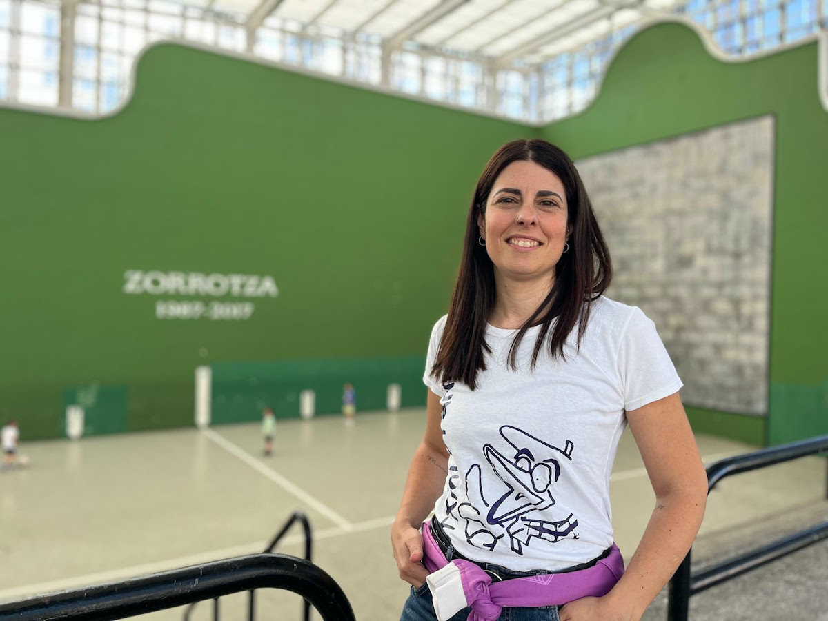 Nagore Ugarte será la txupinera de Aste Nagusia de Bilbo. (BILBOKO KONPARTSAK) Nagore Ugarte será la txupinera de Aste Nagusia de Bilbo. (BILBOKO KONPARTSAK)