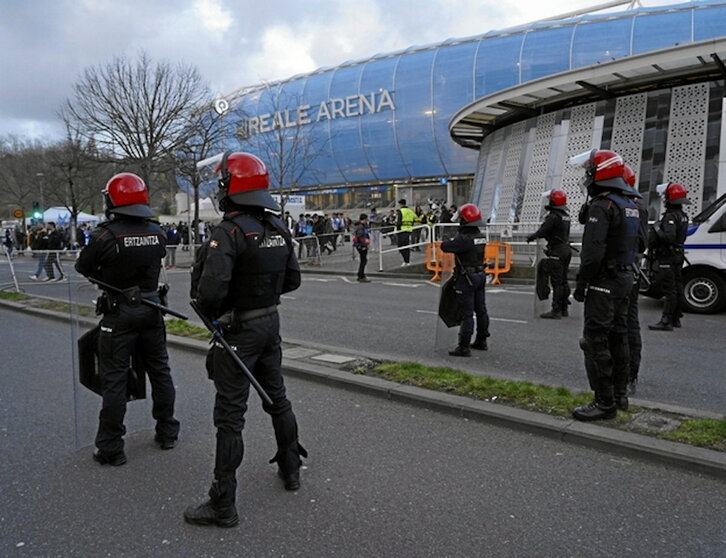 En este lugar fue herida Amaya Zabarte minutos después de tomarse la imagen.