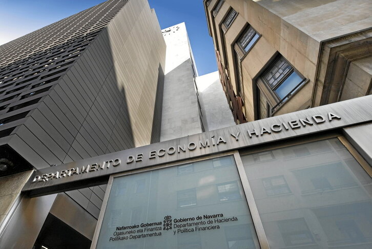 Imagen de  la Hacienda de Nafarroa.