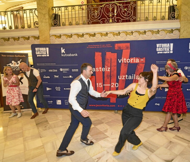 Imagen de la presentación del evento, ayer.