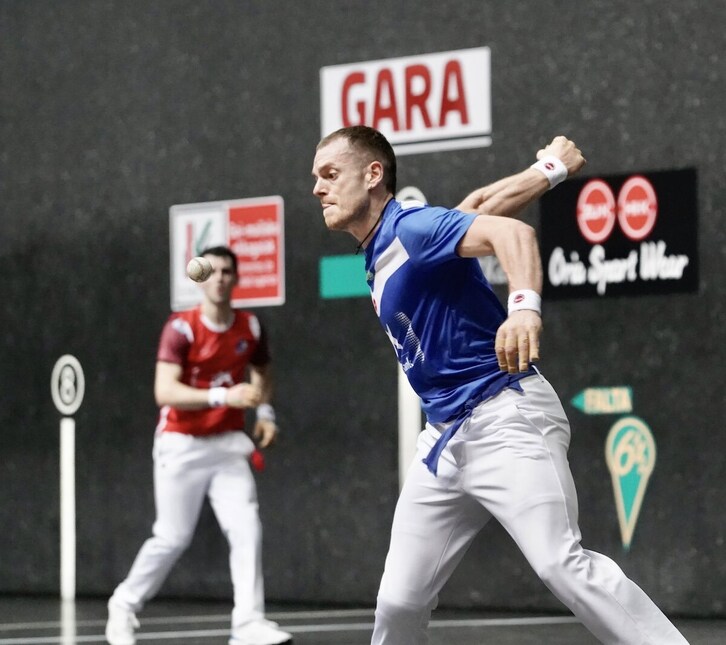 Unai Lasok partida ona jokatu du eta Nafarroa Arenan egon nahi du.