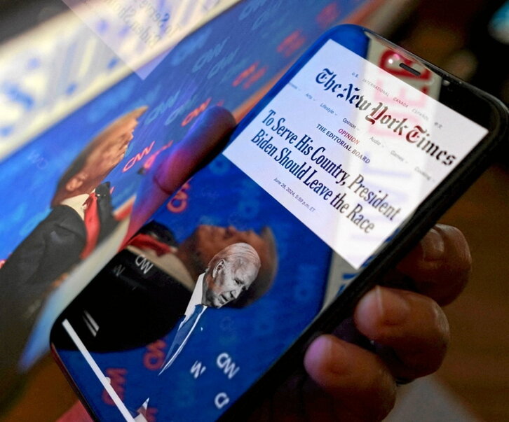 ”The New York Times”-eko editorialaren irudia.