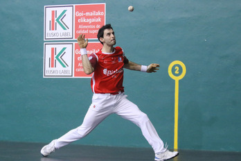 Jokin Altuna oso eraginkor aritu da erremateetan beste behin.