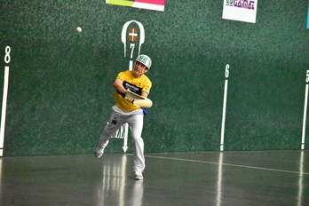 Aritz Erkiaga ha perdido sus dos partidos en Markina.