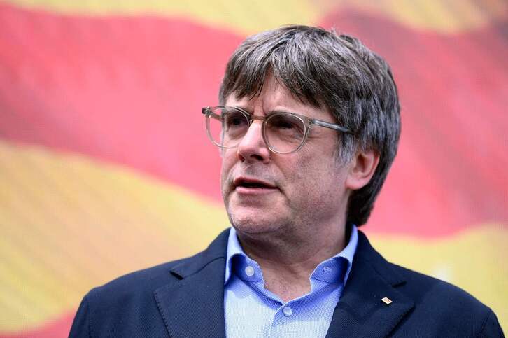 El expresident catalan Carles Puigdemont, el pasado mes de mayo en Argeles-sur-Mer.