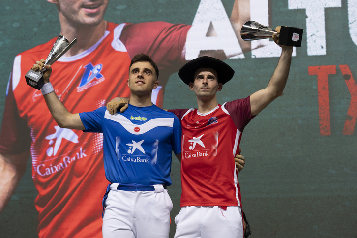 Jokin Altuna ha ganado su cuarto título en la jaula sanferminera.