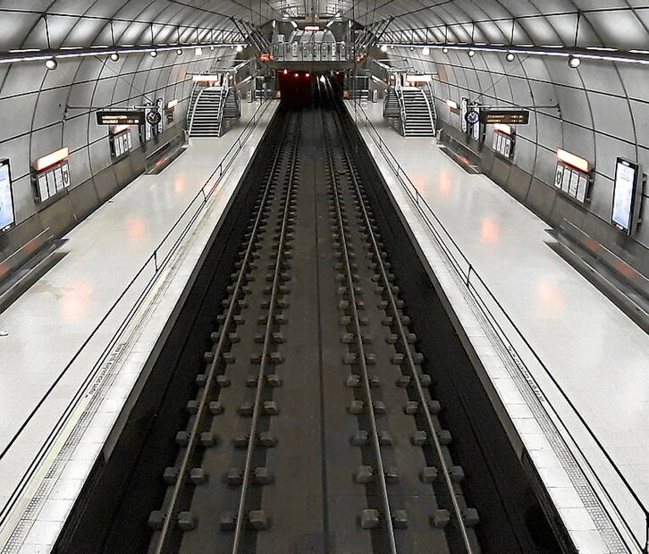 Estación de Metro de Abando.