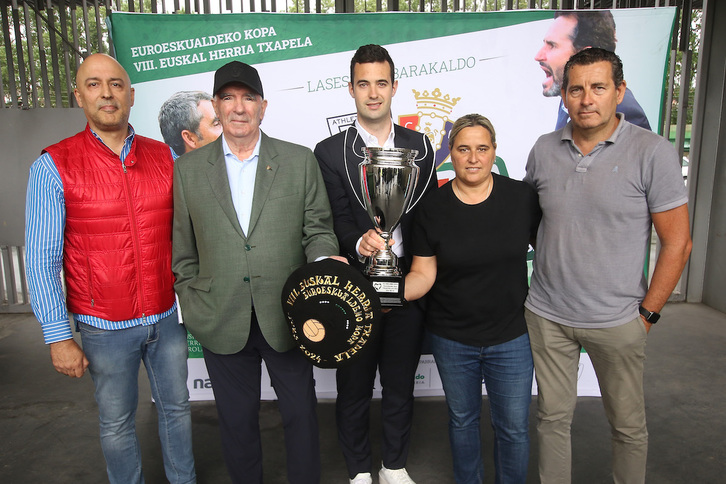 Euskal Herria Txapelaren finala aurkeztu dute gaur Barakaldon. 