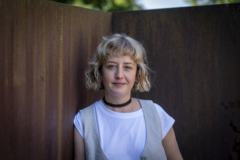 María Rodriguez en Donostia, en los cursos de verano organizados por la UPV-EHU.
