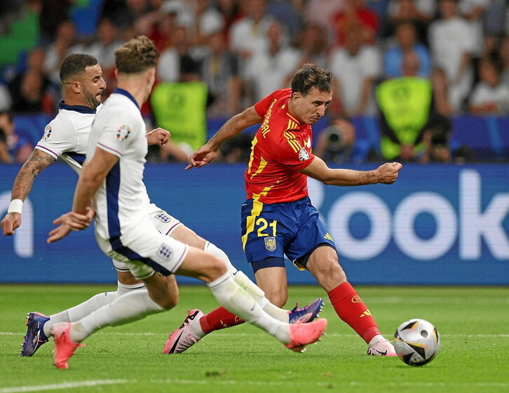 Mikel Oyarzabal anotó el definitivo 2-1 en el tramo final del encuentro.