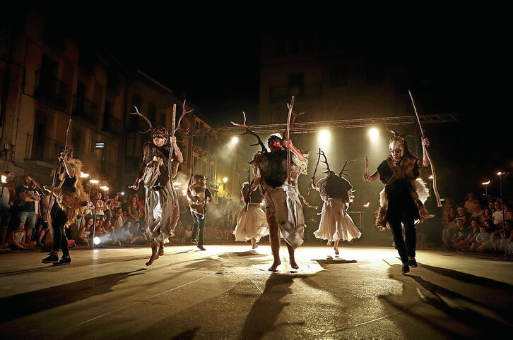 «Negua», representación de 2018. Fotografías: Villar López - Festival de Teatro de Olite