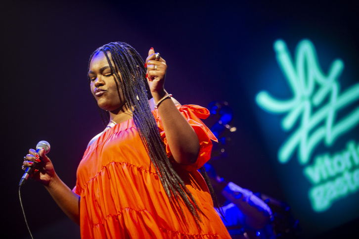 Christie Dashiell en Gasteiz.