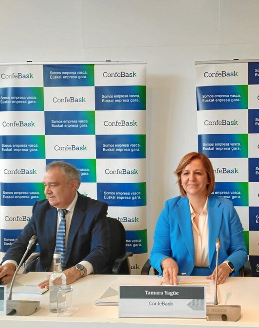Tamara Yagüe, presidenta de Confebask.