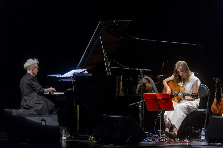 Myra Melford en el Festival de Jazz de Gasteiz.