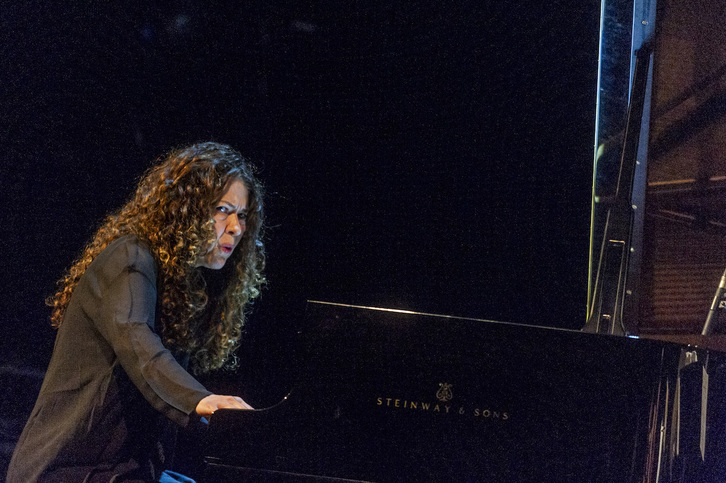 Sylvie Courvoisier's Chimaera feat Wadada Leo Smith en Gasteiz.