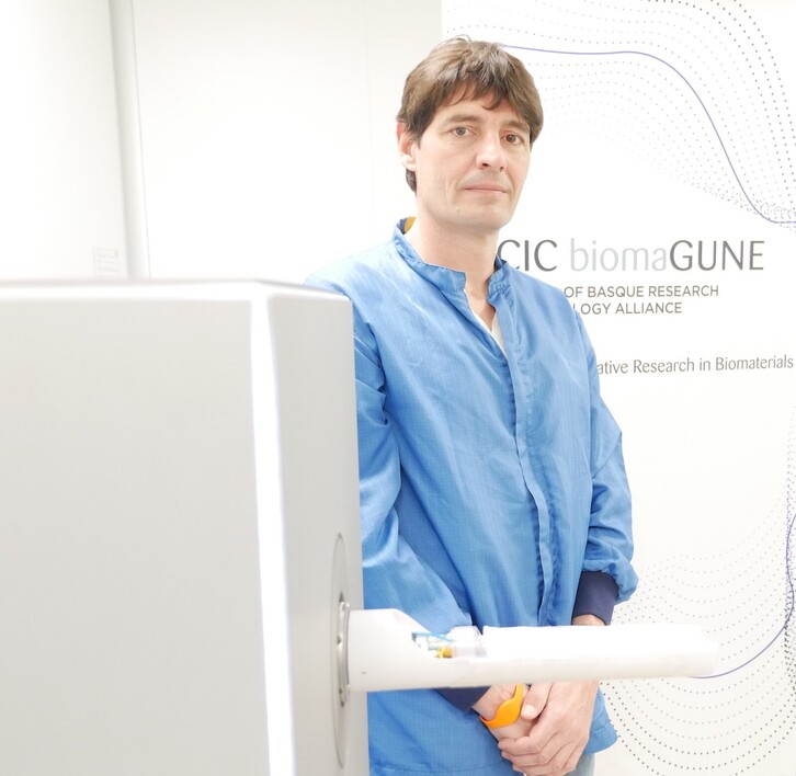 Jordi Llop CIC biomaGUNEren ikertzailea.