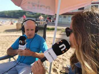 Ion Colino eta Oihana Azkue gaurko Kosta ala Kostan