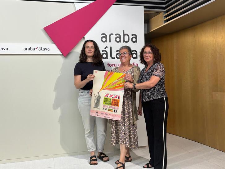 Araiako jaialdiaren aurkezpena, irudian.